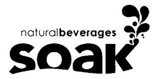 SOAK NATURAL BEVERAGES trademark