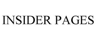 INSIDER PAGES trademark