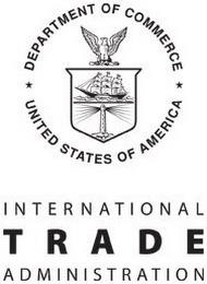 DEPARTMENT OF COMMERCE UNITED STATES OF AMERICA INTERNATIONAL TRADE ADMINISTRATION trademark