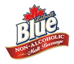 LABATT BLUE NON-ALCOHOLIC MALT BEVERAGE trademark