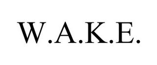 W.A.K.E. trademark