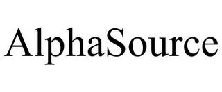 ALPHASOURCE trademark