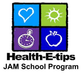 HEALTH-E-TIPS JAM SCHOOL PROGRAM trademark