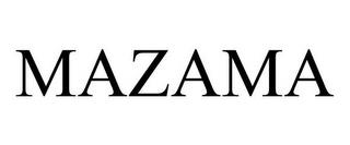 MAZAMA trademark