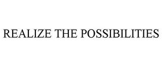 REALIZE THE POSSIBILITIES trademark