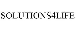 SOLUTIONS4LIFE trademark