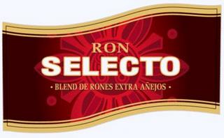 RON SELECTO BLEND DE RONES EXTRA ANEJOS trademark