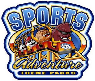 SA SPORTS ADVENTURE THEME PARKS trademark