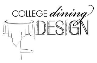 COLLEGE DINING DESIGN trademark