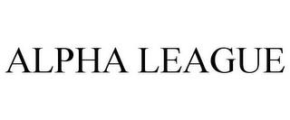 ALPHA LEAGUE trademark