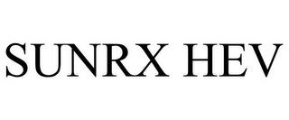 SUNRX HEV trademark