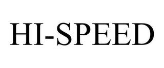 HI-SPEED trademark