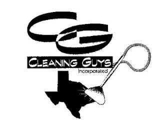 CG CLEANING GUYS INCORPORATED trademark