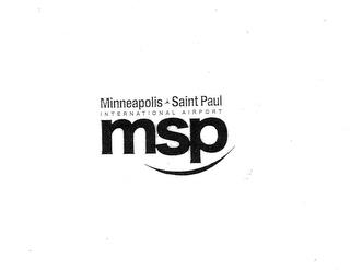 MINNEAPOLIS SAINT PAUL INTERNATIONAL AIRPORT MSP trademark