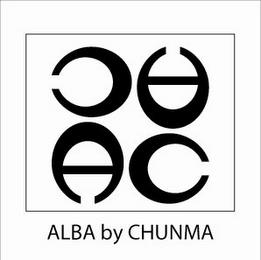 AC AC ALBA BY CHUNMA trademark