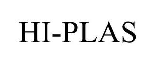 HI-PLAS trademark