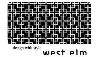 DESIGN WITH STYLE WEST ELM trademark