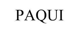 PAQUI trademark