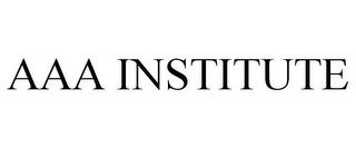 AAA INSTITUTE trademark