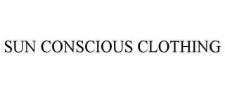 SUN CONSCIOUS CLOTHING trademark