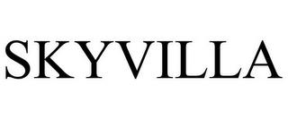 SKYVILLA trademark