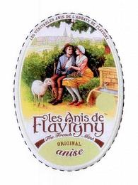 LES VÉRITABLES ANIS DE L'ABBAYE DE FLAVIGNY LES ANIS DE FLAVIGNY THE FRENCH MINT ORIGINAL ANISE trademark