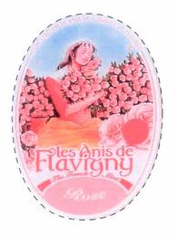 LES VÉRITABLES ANIS DE L'ABBAYE DE FLAVIGNY LES ANIS DE FLAVIGNY THE FRENCH MINT ROSE trademark