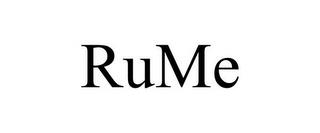 RUME trademark