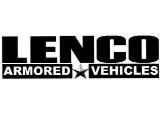 LENCO ARMORED VEHICLES trademark