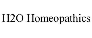 H2O HOMEOPATHICS trademark