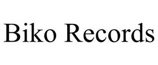 BIKO RECORDS trademark