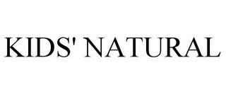 KIDS' NATURAL trademark