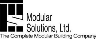 MS MODULAR SOLUTIONS, LTD. THE COMPLETE MODULAR BUILDING COMPANY trademark