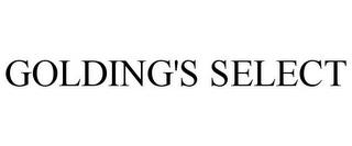 GOLDING'S SELECT trademark