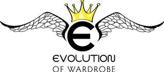 E EVOLUTION OF WARDROBE EVOW trademark