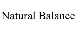 NATURAL BALANCE trademark