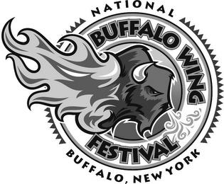 NATIONAL BUFFALO WING FESTIVAL BUFFALO, NEW YORK trademark