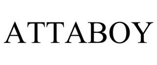 ATTABOY trademark