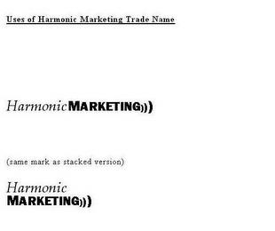 HARMONIC MARKETING trademark