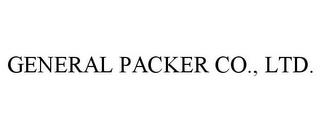 GENERAL PACKER CO., LTD. trademark