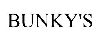 BUNKY'S trademark