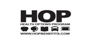 HOP HEALTH OPTIONS PROGRAM WWW.HOPBENEFITS.COM trademark