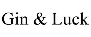 GIN & LUCK trademark