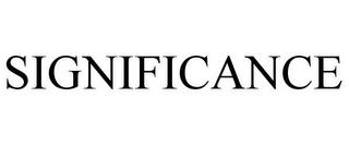 SIGNIFICANCE trademark