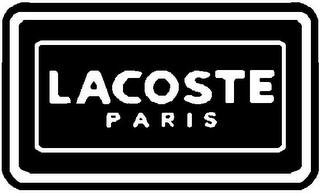 LACOSTE PARIS trademark