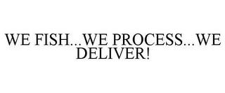 WE FISH...WE PROCESS...WE DELIVER! trademark