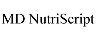 MD NUTRISCRIPT trademark