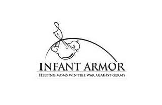 INFANT ARMOR HELPING MOMS WIN THE WAR AGAINST GERMS trademark