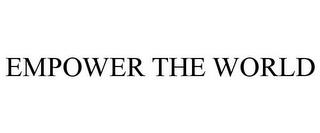 EMPOWER THE WORLD trademark