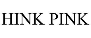 HINK PINK trademark